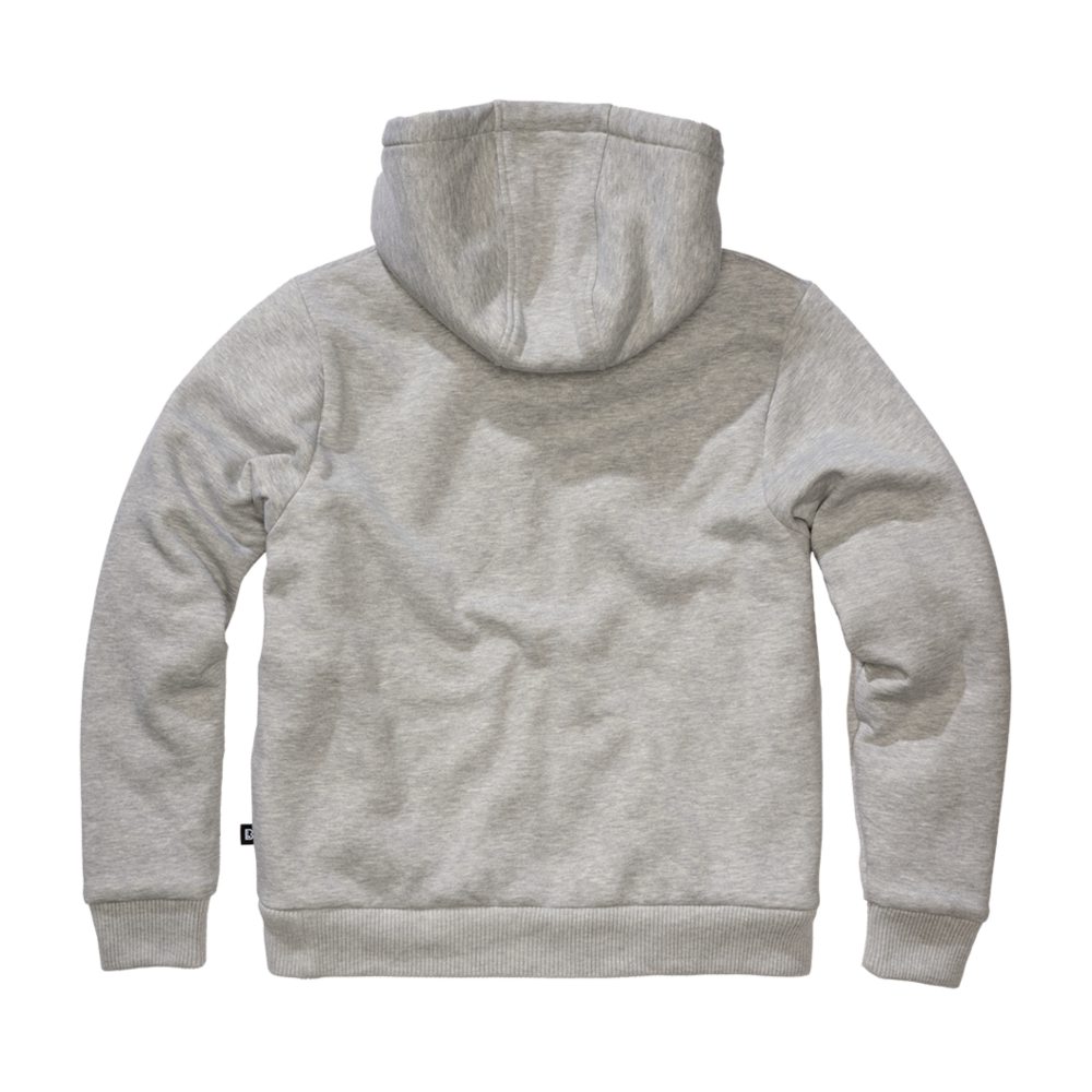 Brandit - Sweat Teddylining Zip hoodie - Grey